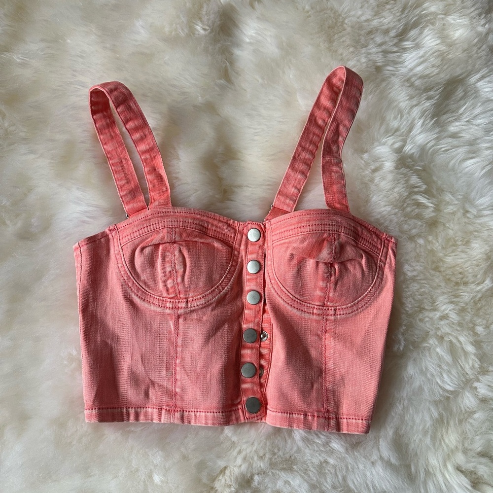 Forever 21 Pink Crop Top